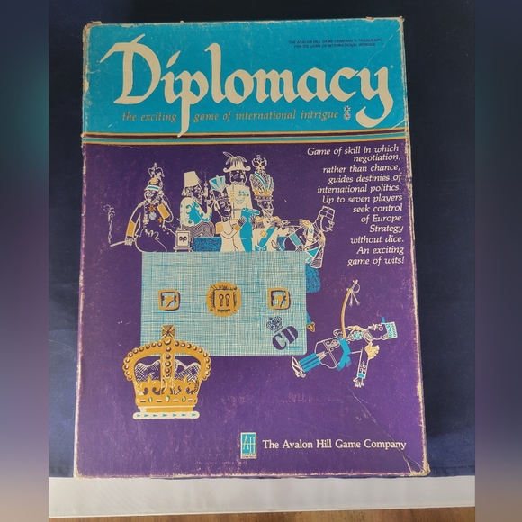 Avalon Hill Games Avalon Hill Diplomacy Strategy Game Of
